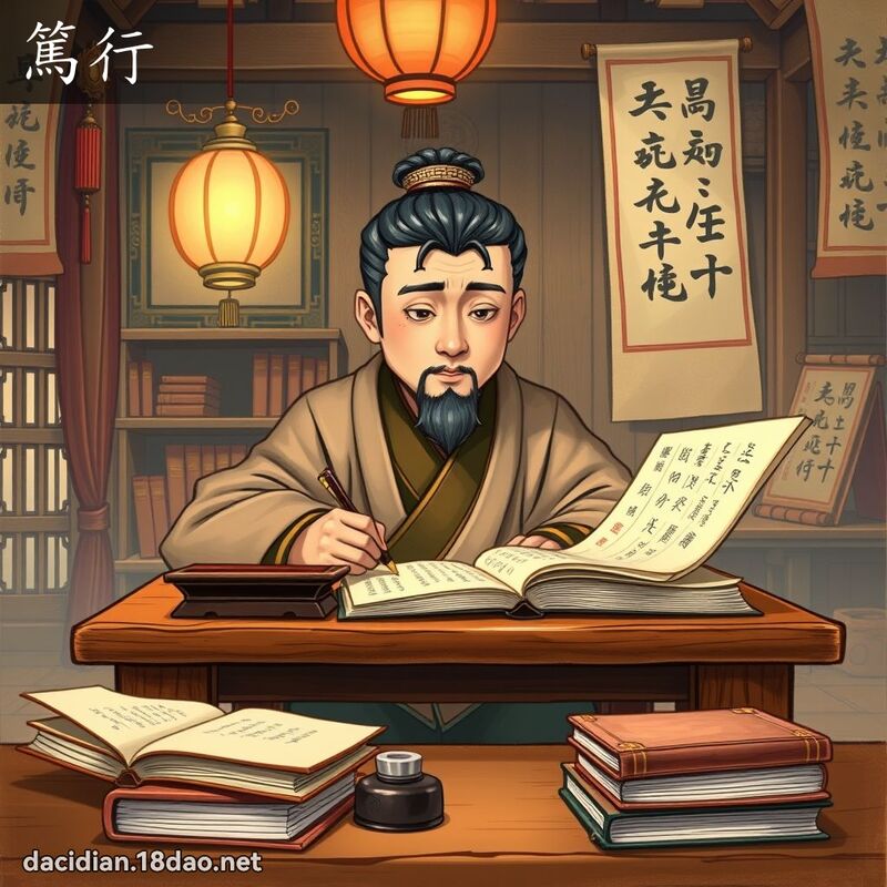 篤行 - 國語大辭典配圖