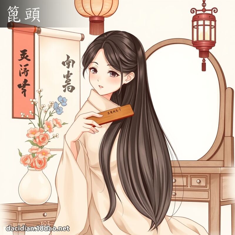 篦頭 - 國語大辭典配圖