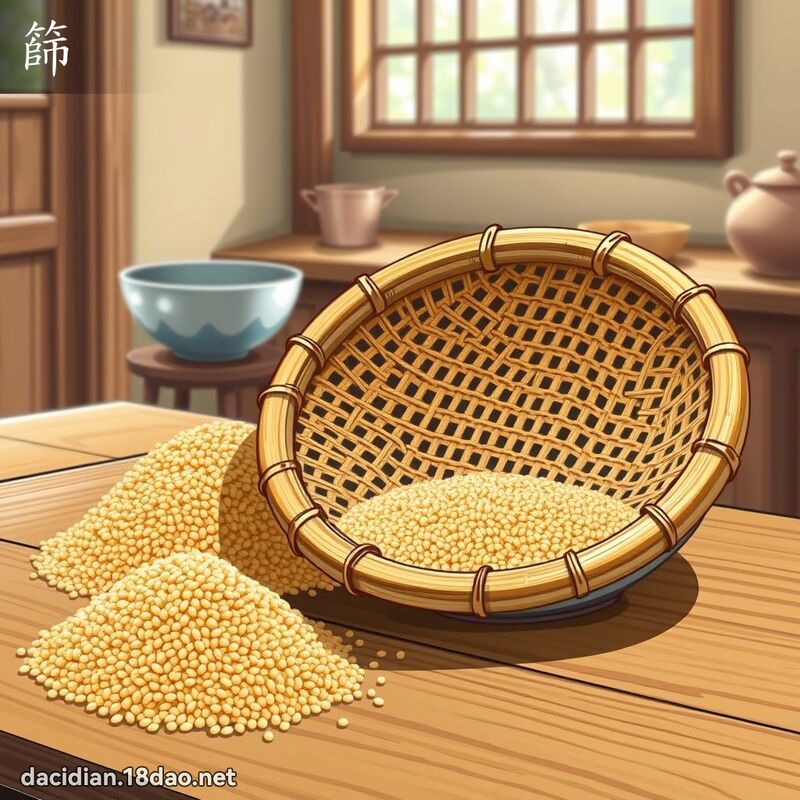篩 - 國語大辭典配圖