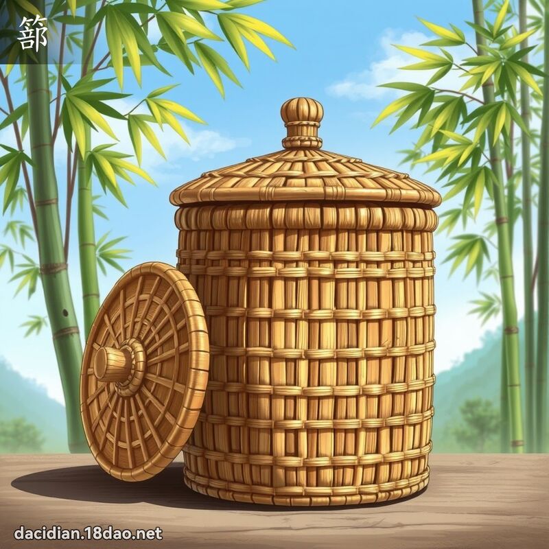 篰 - 國語大辭典配圖