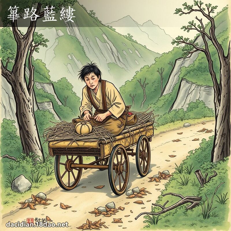 篳路藍縷 - 國語大辭典配圖