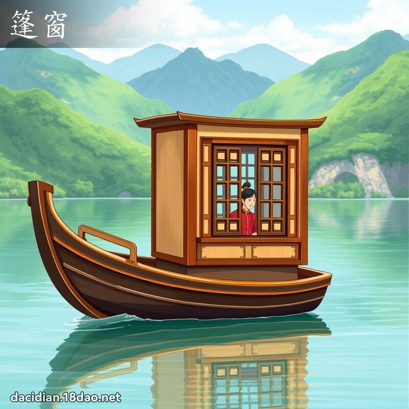 篷窗 - 国语大辞典配图