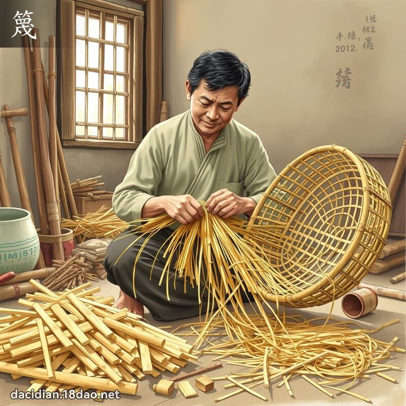 篾 - 国语大辞典配图