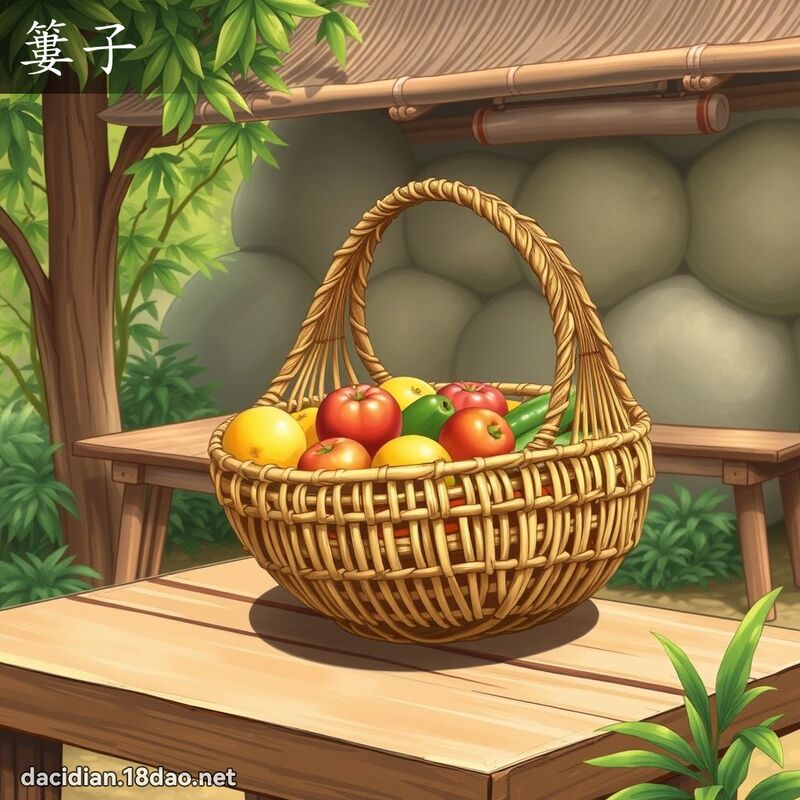篓子 - 国语大辞典配图
