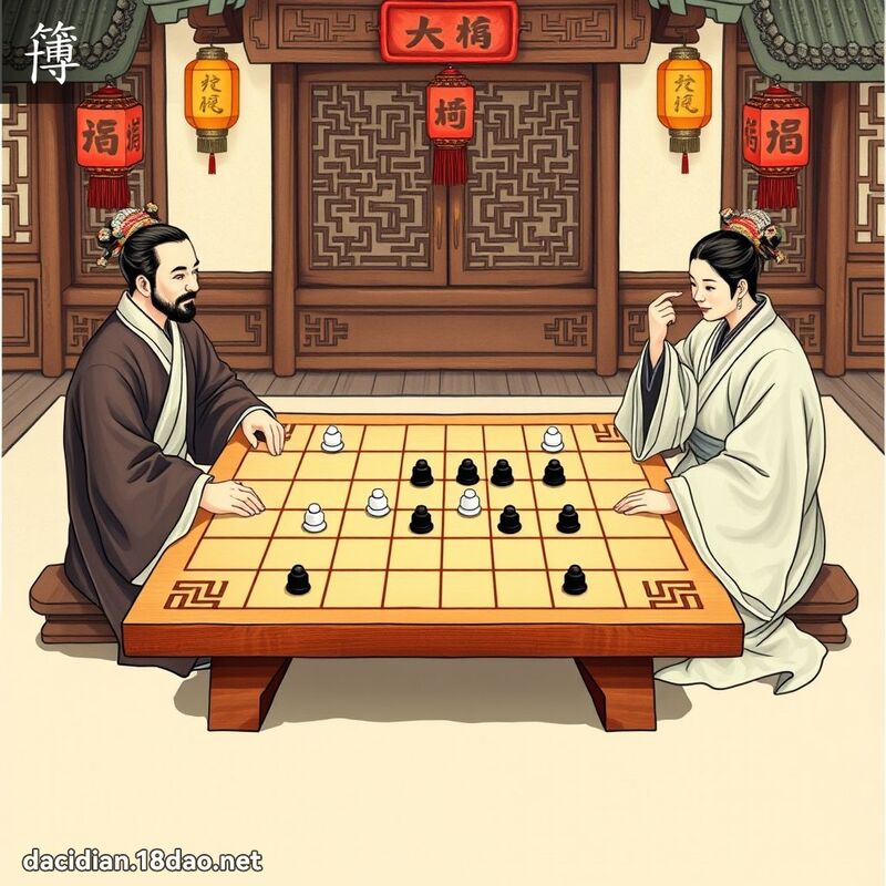 簙 - 国语大辞典配图
