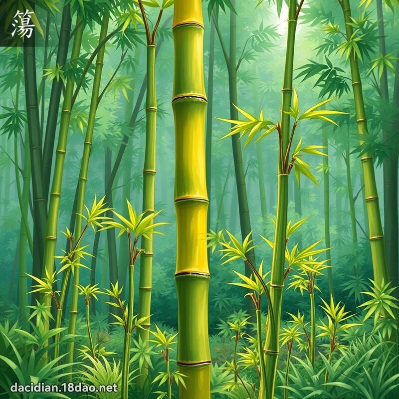 簜 - 國語大辭典配圖