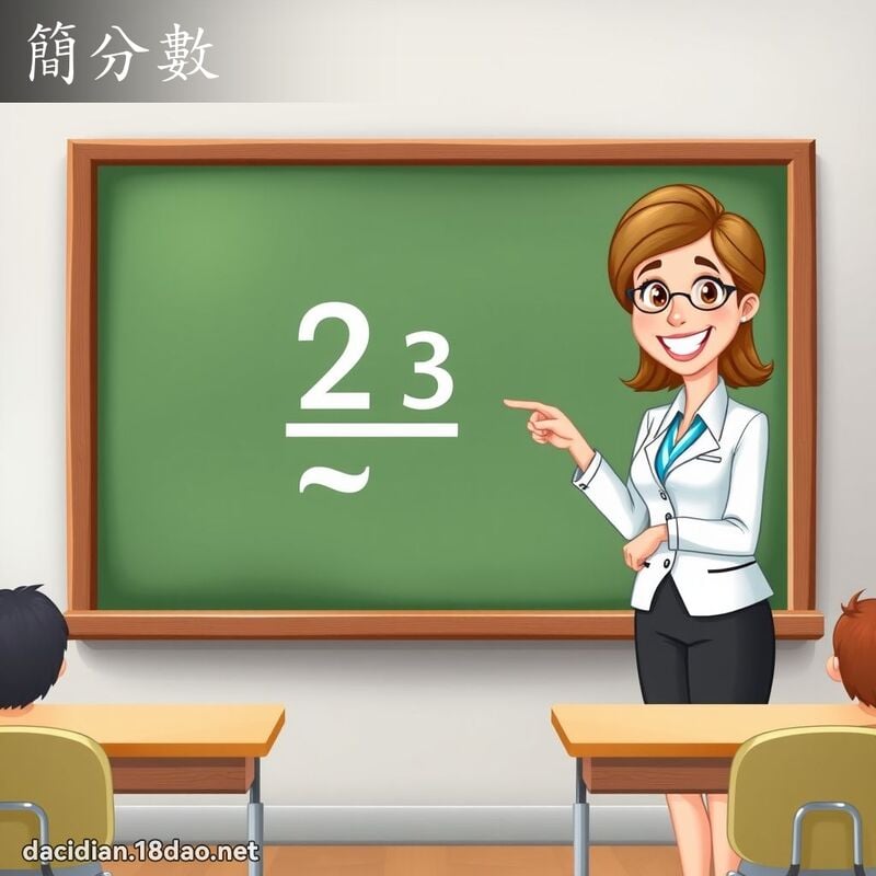 简分数 - 国语大辞典配图
