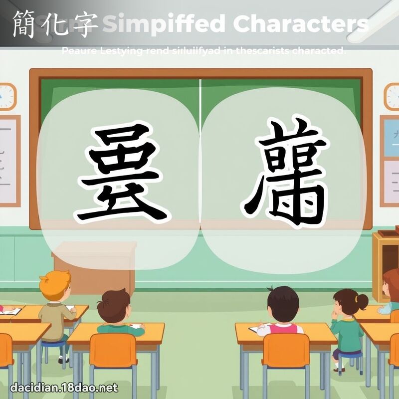 簡化字 - 國語大辭典配圖