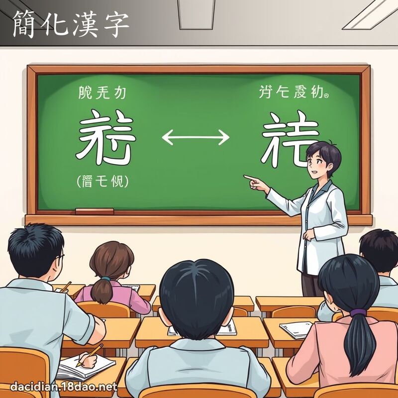 簡化漢字 - 國語大辭典配圖
