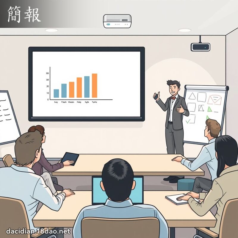 簡報 - 國語大辭典配圖