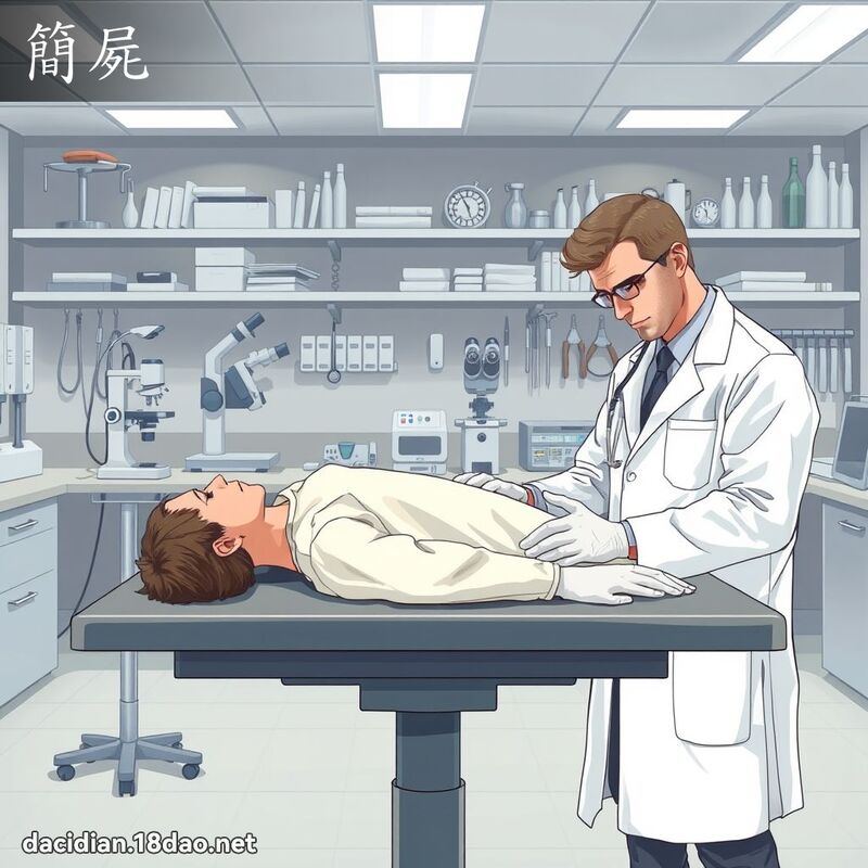 簡屍 - 國語大辭典配圖