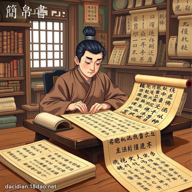簡帛書 - 國語大辭典配圖