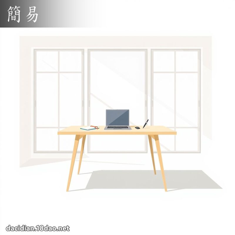 简易 - 国语大辞典配图