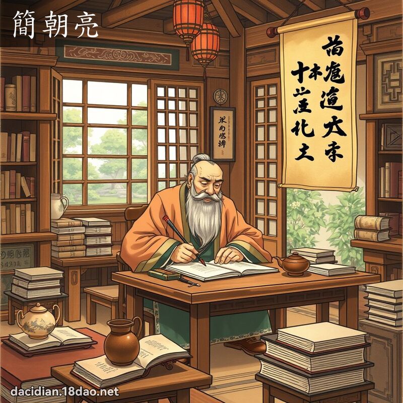 简朝亮 - 国语大辞典配图