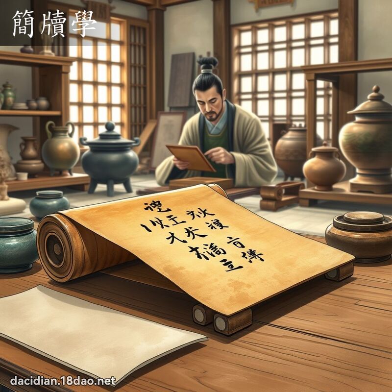 簡牘學 - 國語大辭典配圖