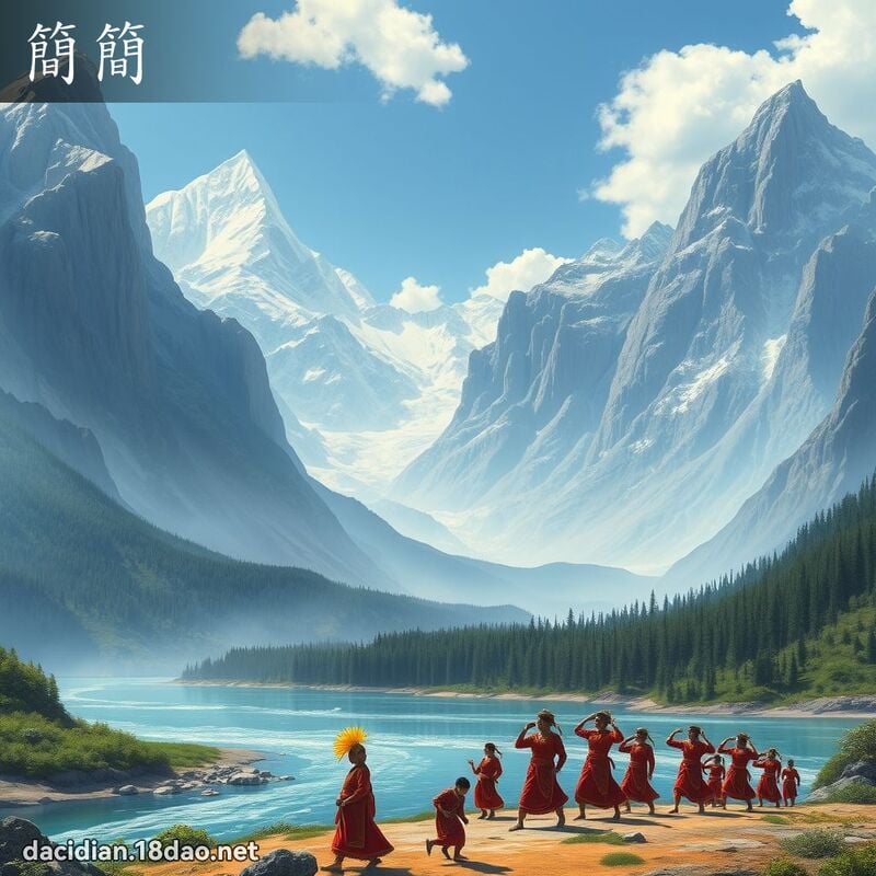 簡簡 - 國語大辭典配圖