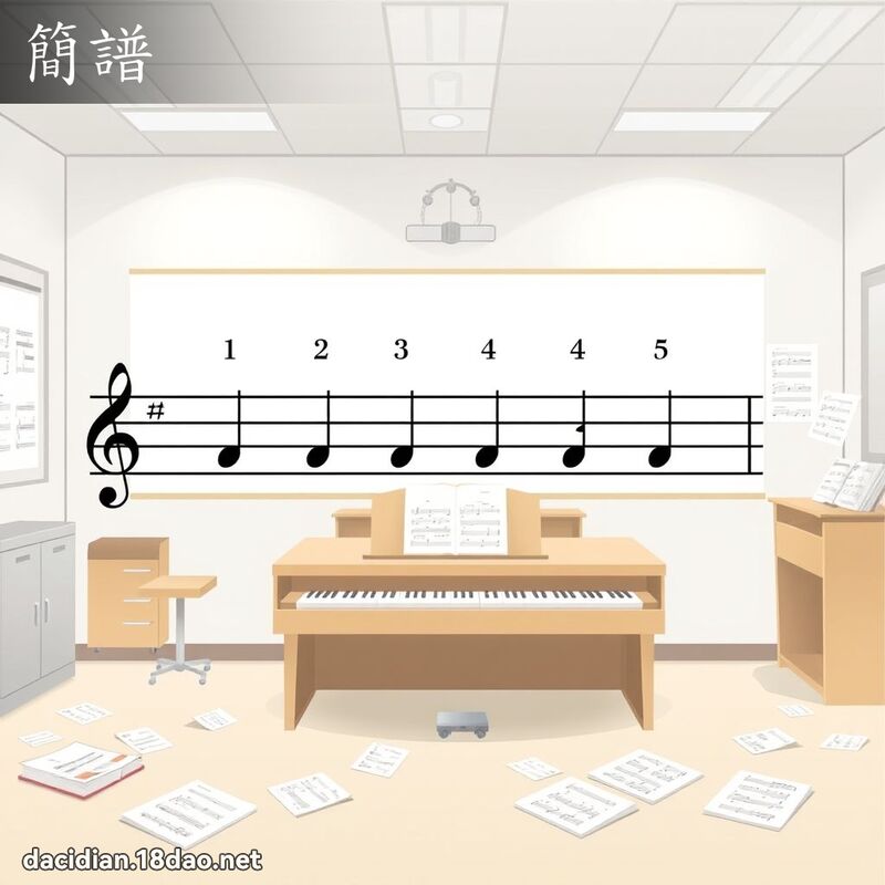 簡譜 - 國語大辭典配圖