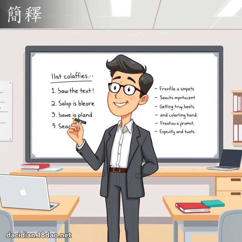 简释 - 国语大辞典配图