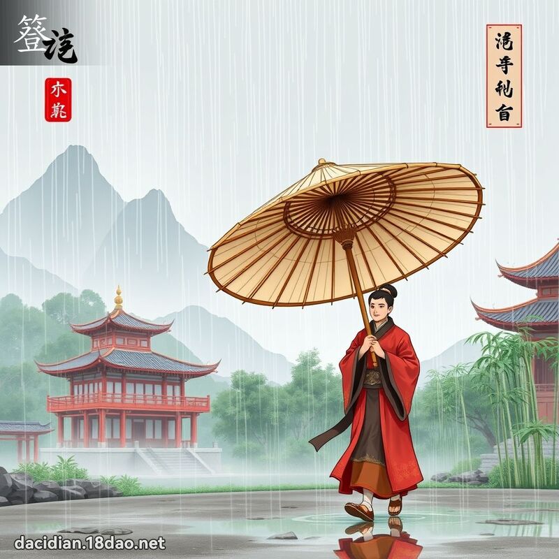 簦 - 國語大辭典配圖