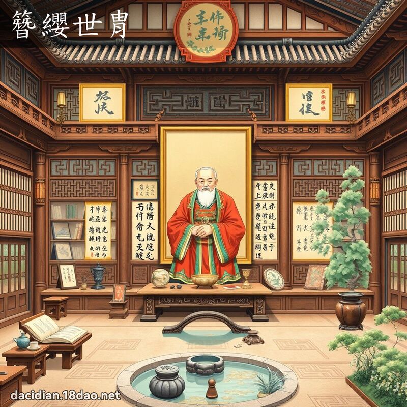 簪纓世胄 - 國語大辭典配圖
