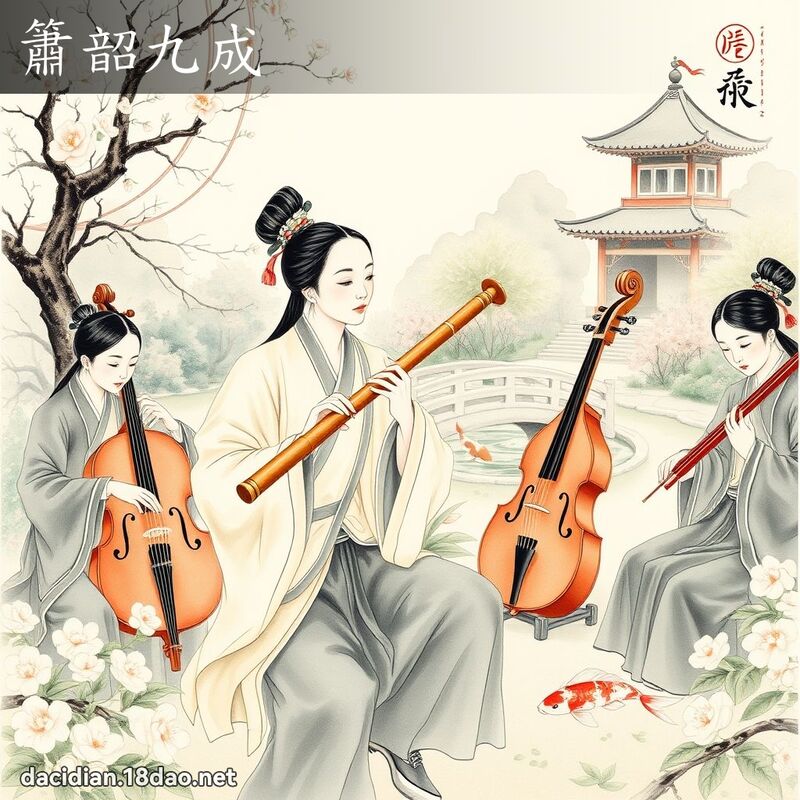 簫韶九成 - 国语大辞典配图