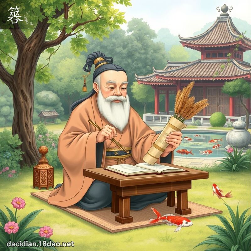 簭 - 國語大辭典配圖
