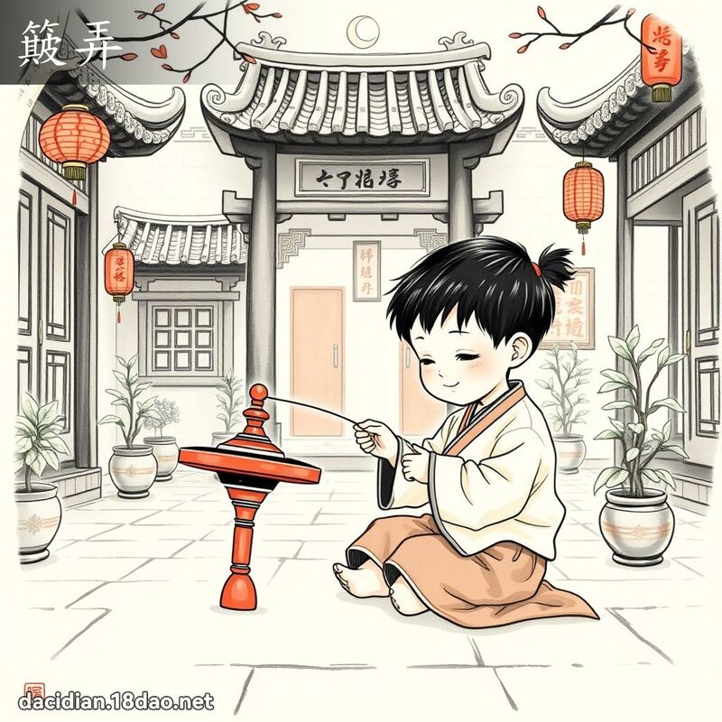 簸弄 - 国语大辞典配图