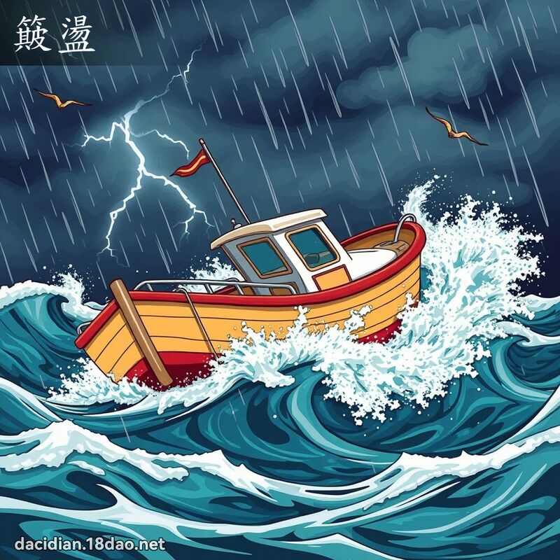 簸盪 - 国语大辞典配图