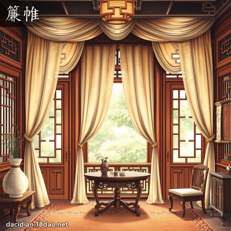帘帷 - 国语大辞典配图