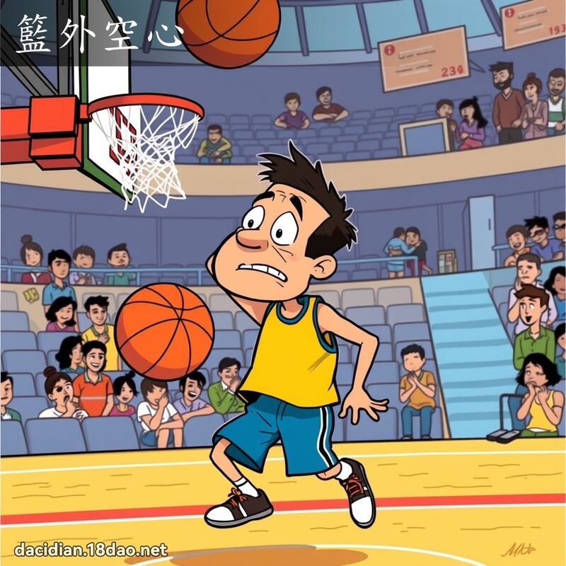 篮外空心 - 国语大辞典配图