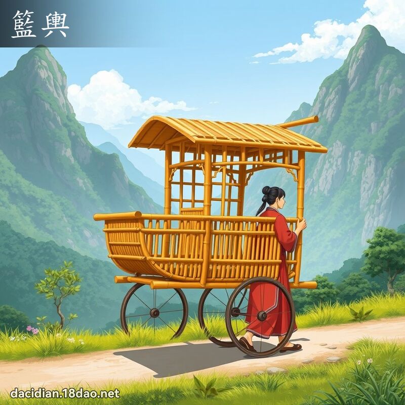 篮舆 - 国语大辞典配图