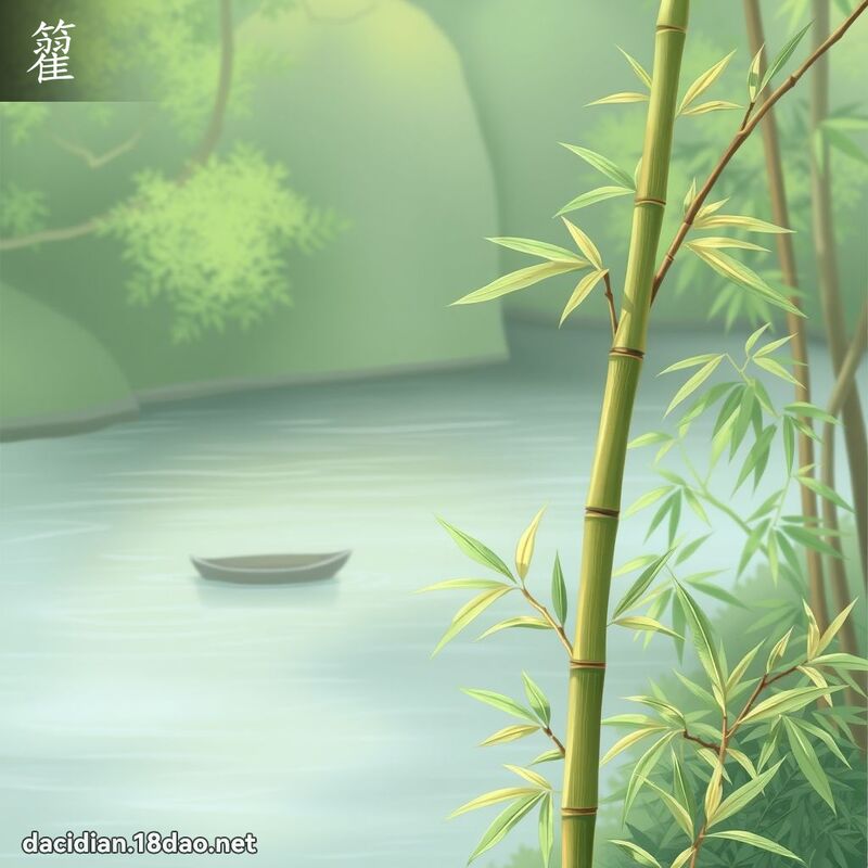籊 - 國語大辭典配圖