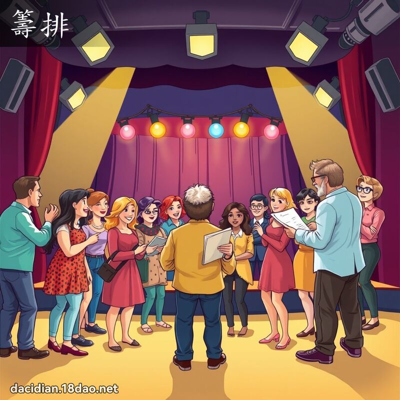 筹排 - 国语大辞典配图