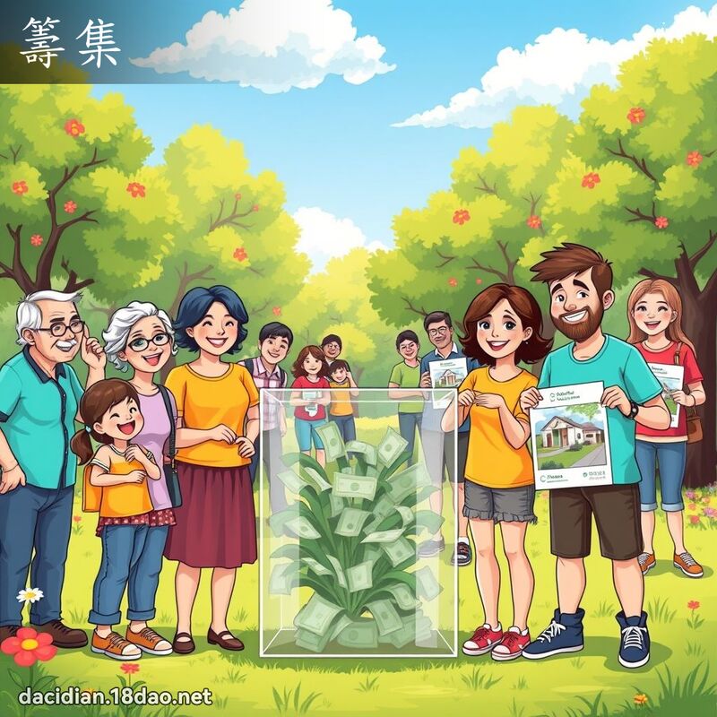 籌集 - 國語大辭典配圖