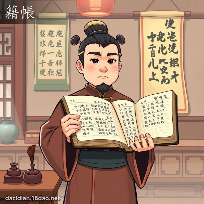 籍帳 - 國語大辭典配圖