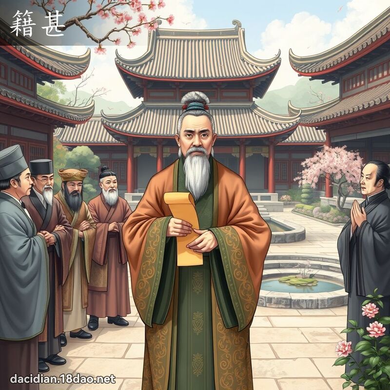 籍甚 - 国语大辞典配图