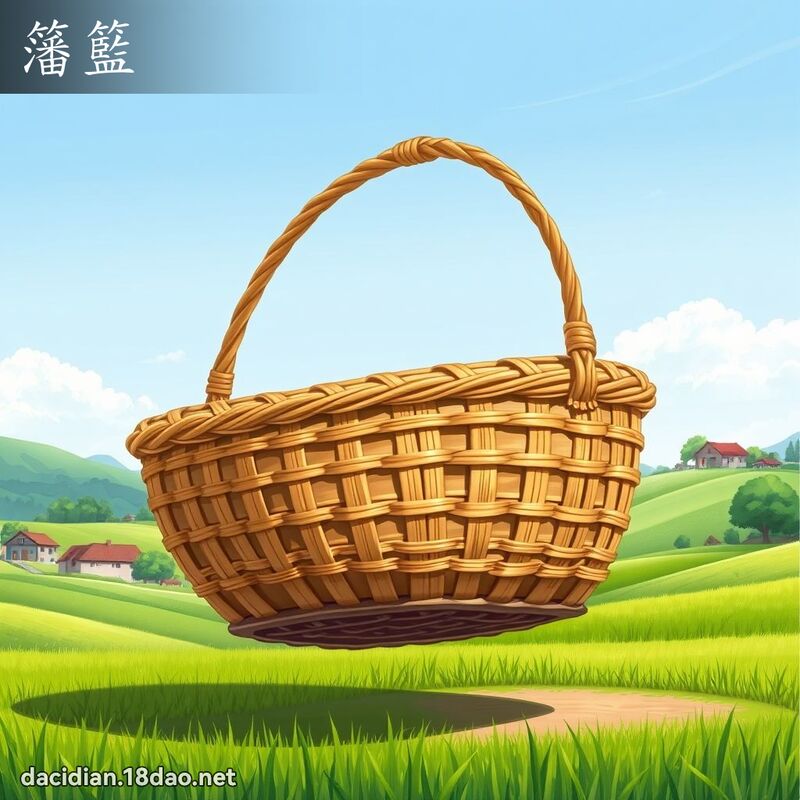 籓籃 - 國語大辭典配圖