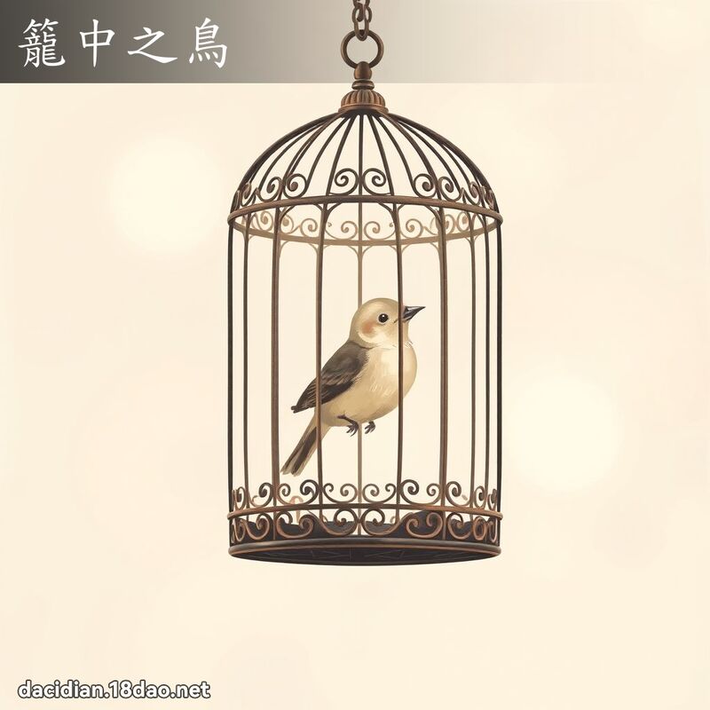 籠中之鳥 - 國語大辭典配圖