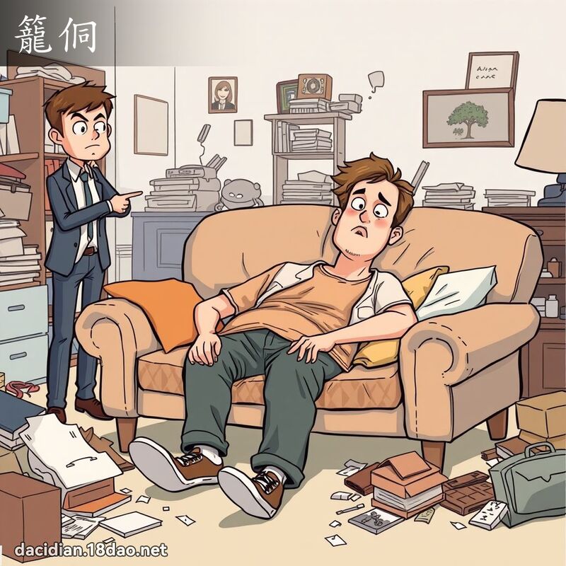 籠侗 - 國語大辭典配圖