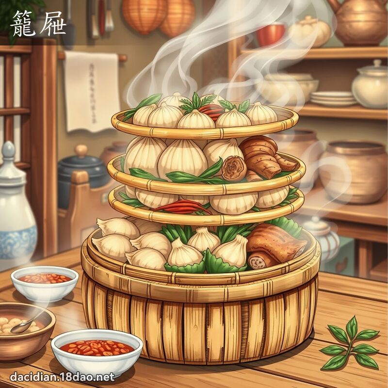 籠屜 - 國語大辭典配圖