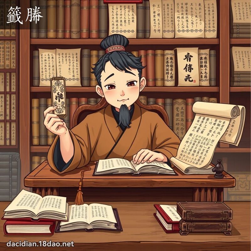 籤幐 - 國語大辭典配圖