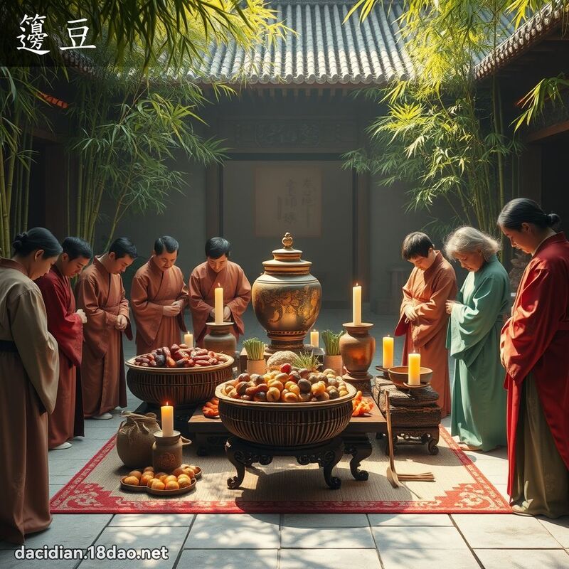 籩豆 - 國語大辭典配圖