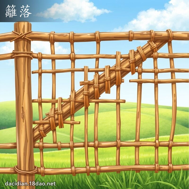 篱落 - 国语大辞典配图