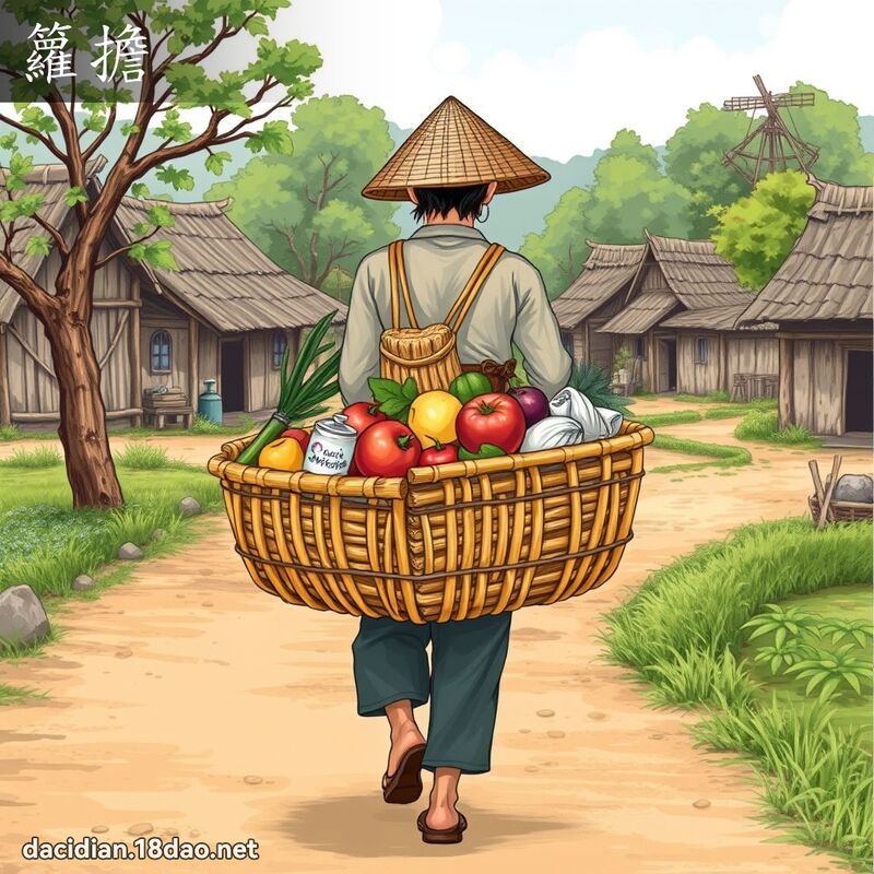 箩担 - 国语大辞典配图
