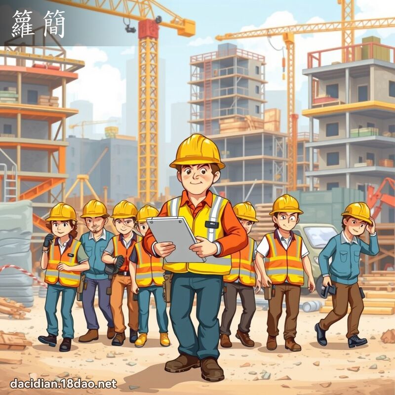 籮簡 - 國語大辭典配圖