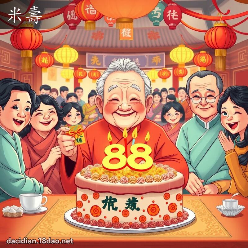 米壽 - 國語大辭典配圖