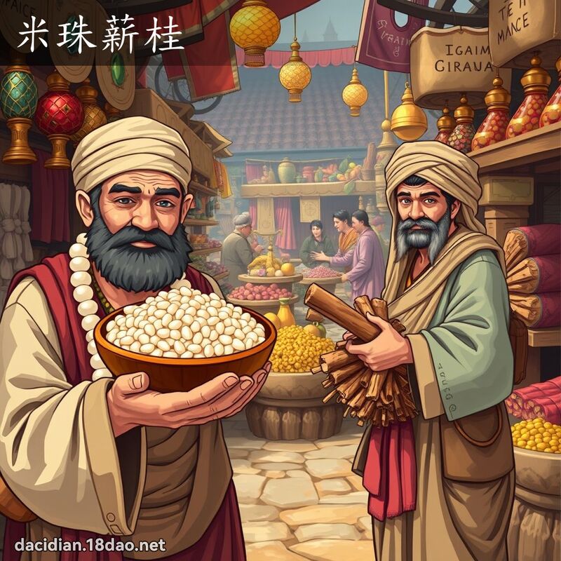 米珠薪桂 - 国语大辞典配图