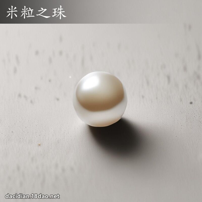 米粒之珠 - 國語大辭典配圖