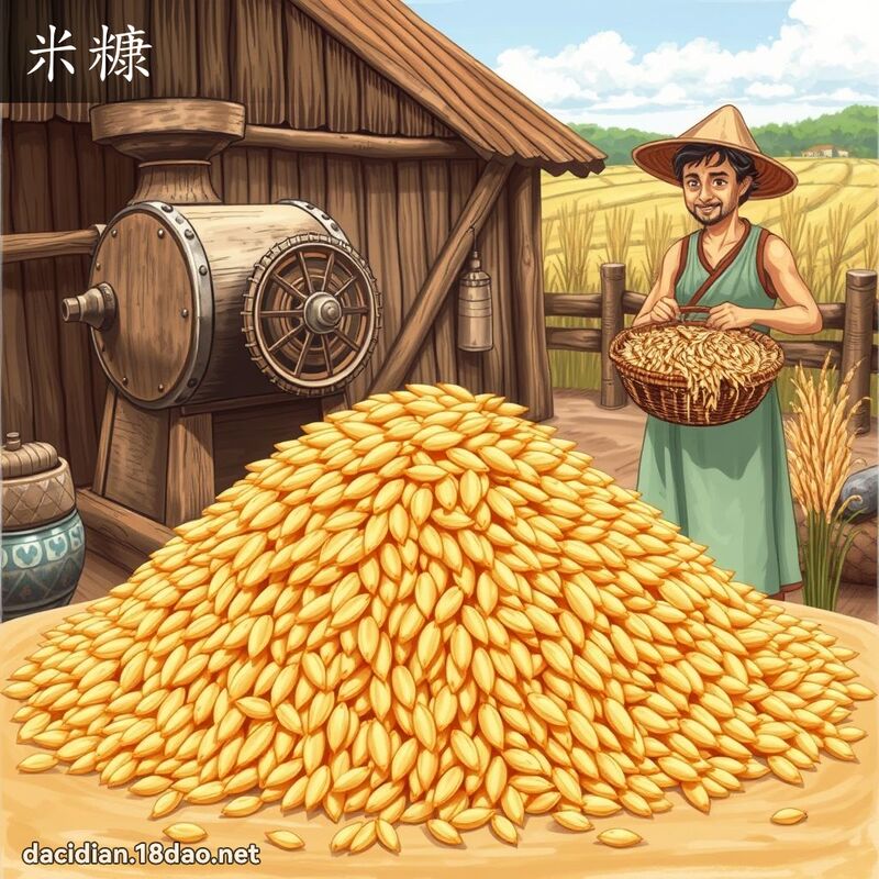 米糠 - 国语大辞典配图
