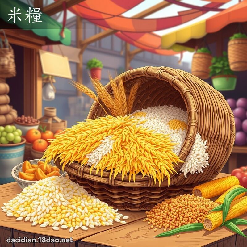 米粮 - 国语大辞典配图